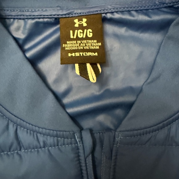 NWT! Under Armour Storm Insulate Run HBD Vest Blue Men’s Large - Picture 2 of 7